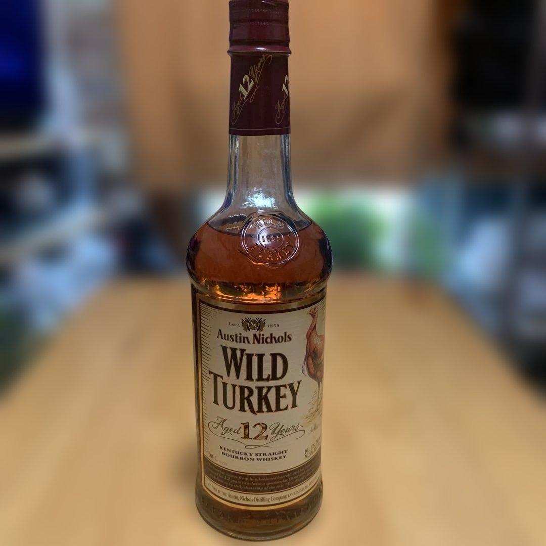 未開封希少　ワイルドターキー12年ウイスキー 旧ラベル101 プルーフ700ml