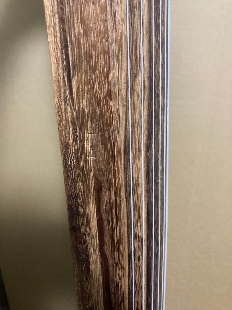 お箏　すだれ彫　蒔絵　付属品あり練習用　送料込