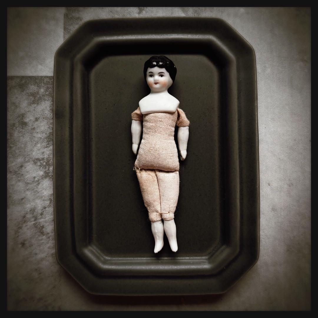 アンティーク 小さなチャイナヘッドドール　Ａ ビスクドール