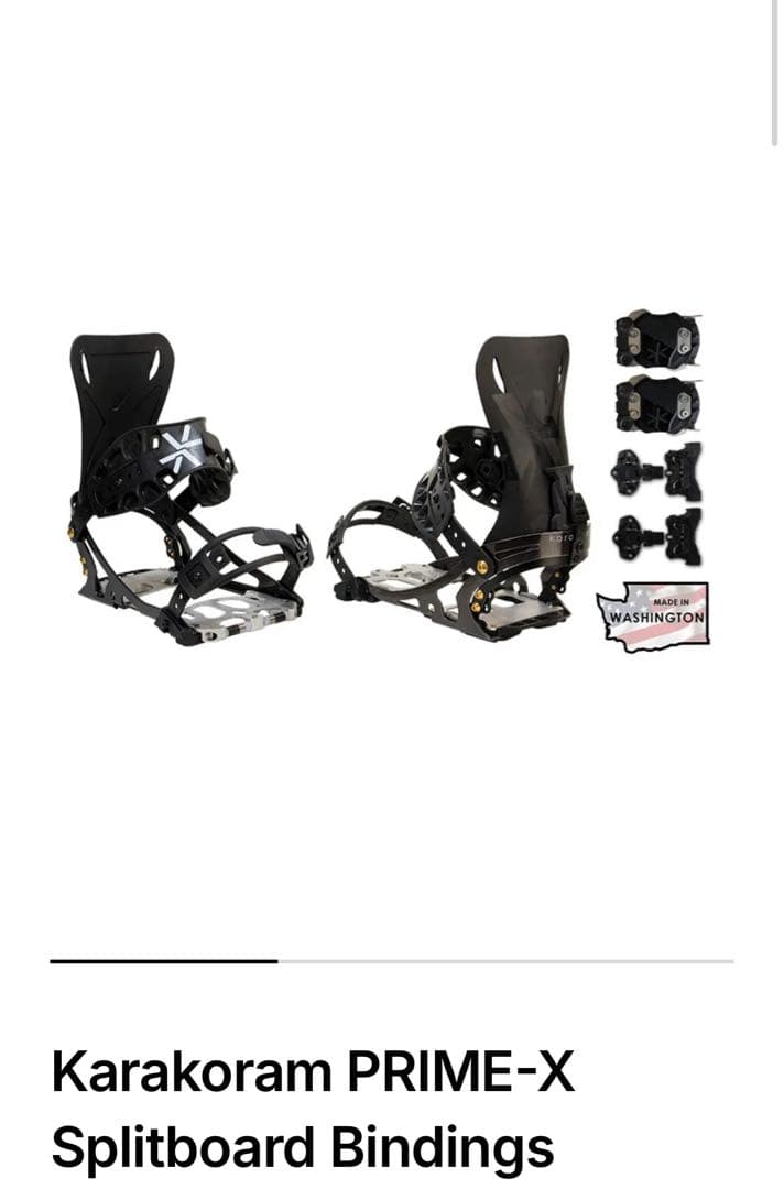 【新品】karakoram カラコラム prime x 23-24 ラスト1個