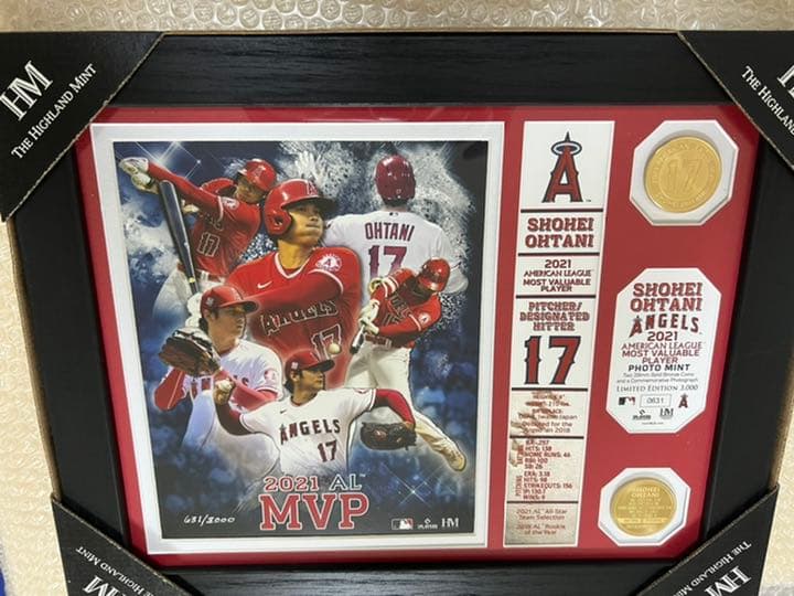 大谷翔平MVP記念オリジナルグッズ　限定3000個