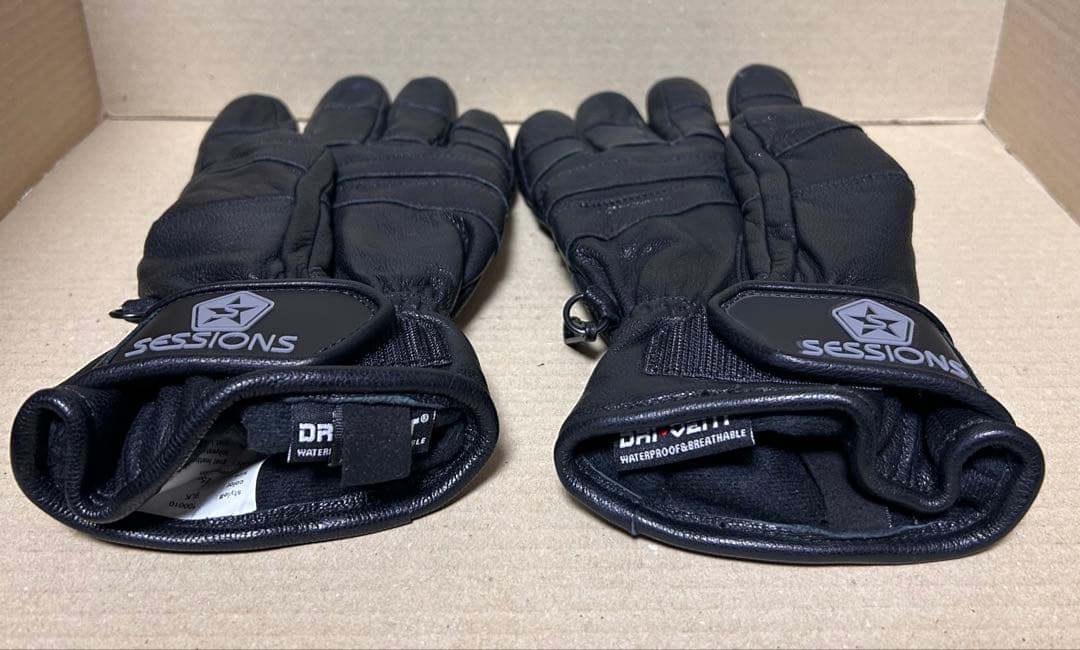 スノーボード　レザー　グローブ　SESSIONS サイズL スノボ