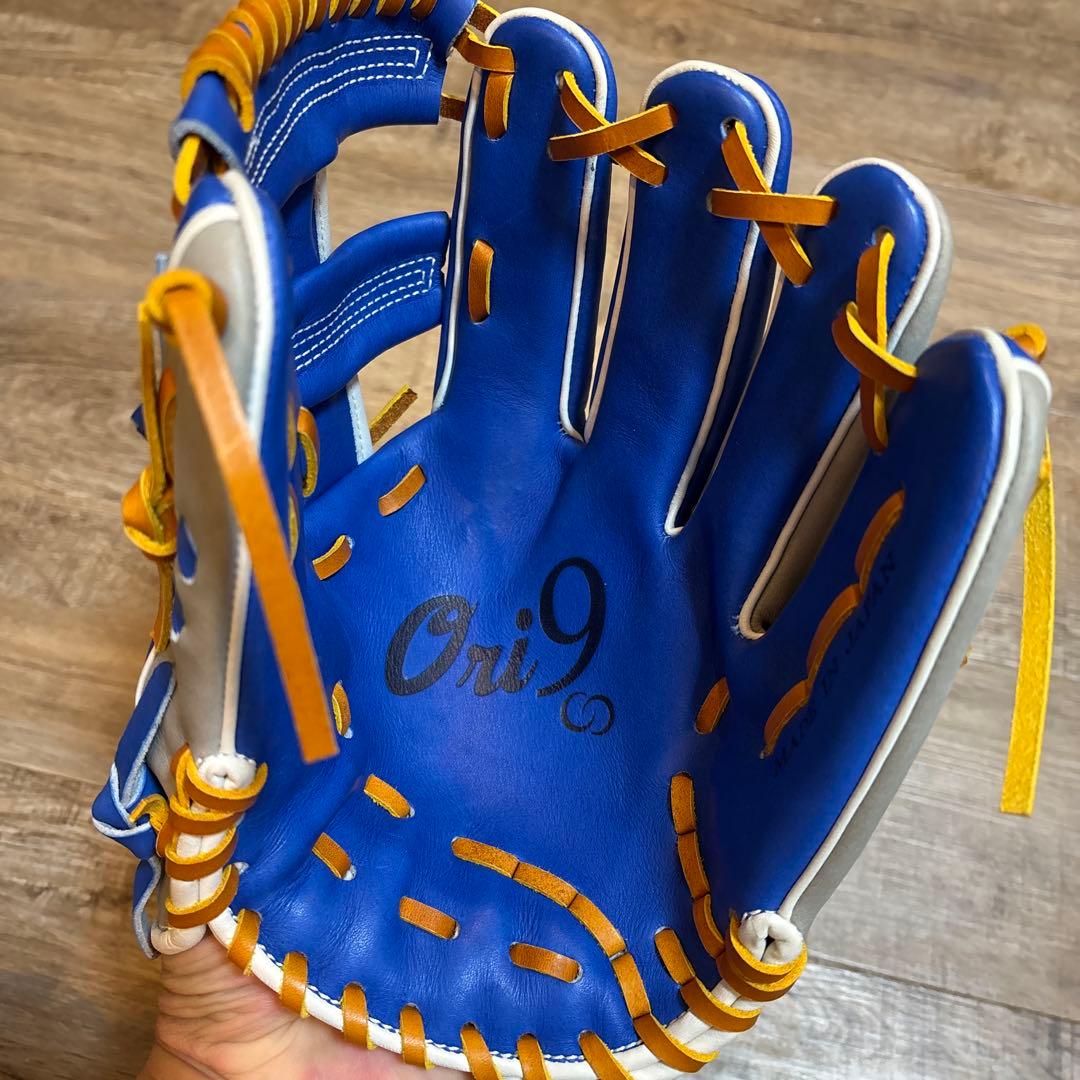 Ori9 ムラマサ青 グレー 硬式野球グローブ