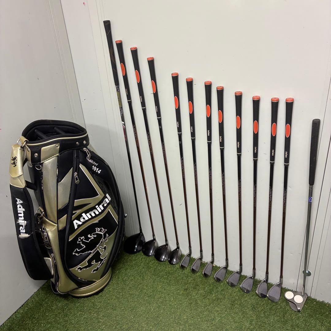 メンズゴルフクラブセット　【Admiral】【DAIWA】【初心者用】