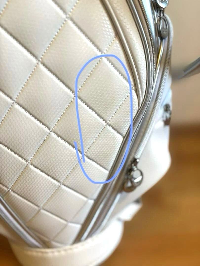 ⚫️ping レディースキャディバッグ⚫️8.5 型ホワイト完売品未使用