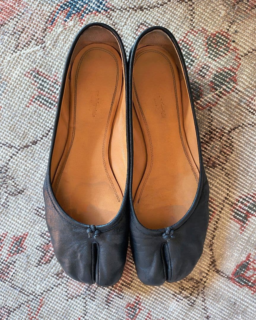 Maison Margiela│「タビ」 バレエシューズ 黒40
