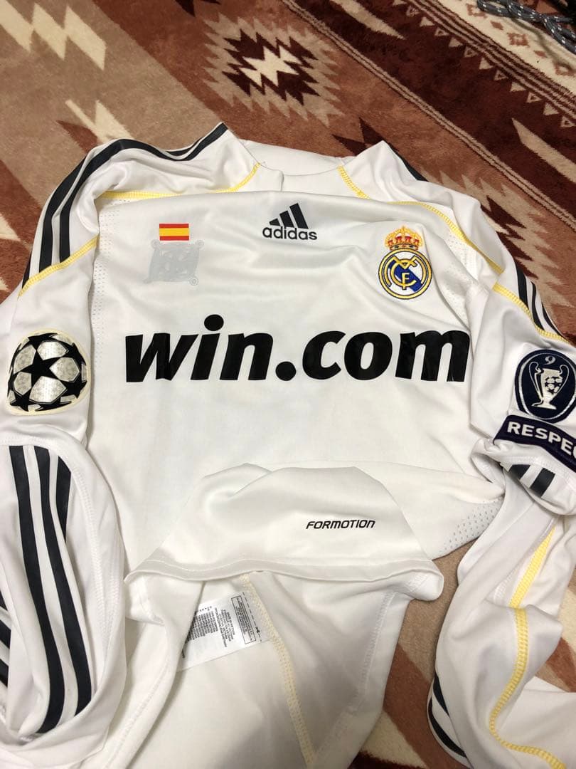 09 10 CLレアルマドリード　ホーム　クリスティアーノ・ロナウド支給品