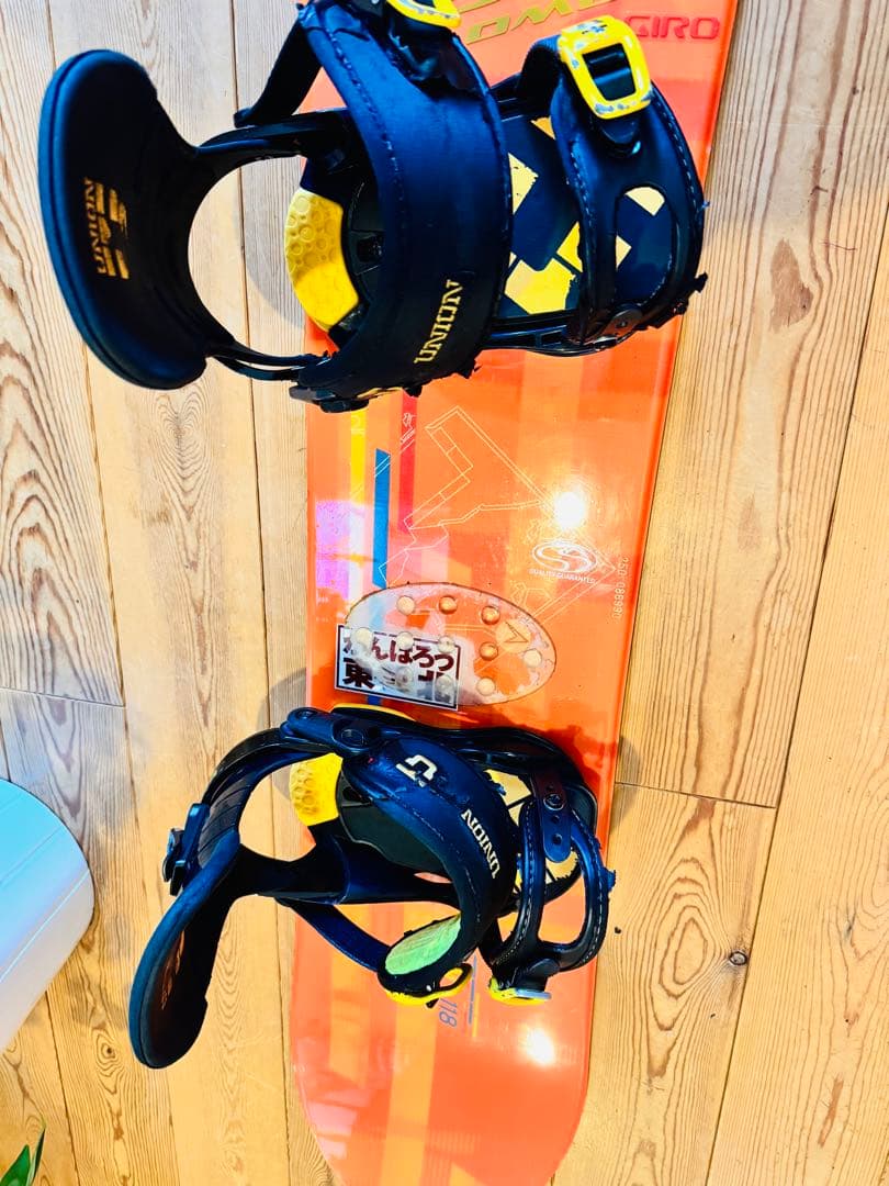 Salomonスノーボード118cm ×Unionビンディング 子供用セット