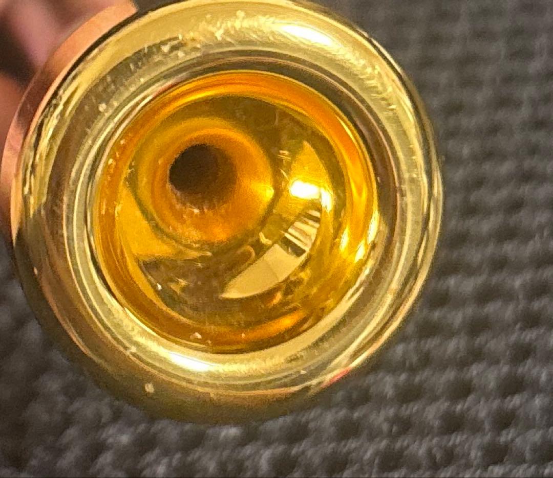 トランペットマウスピース 金メッキ　 VINCENT BACH 3C
