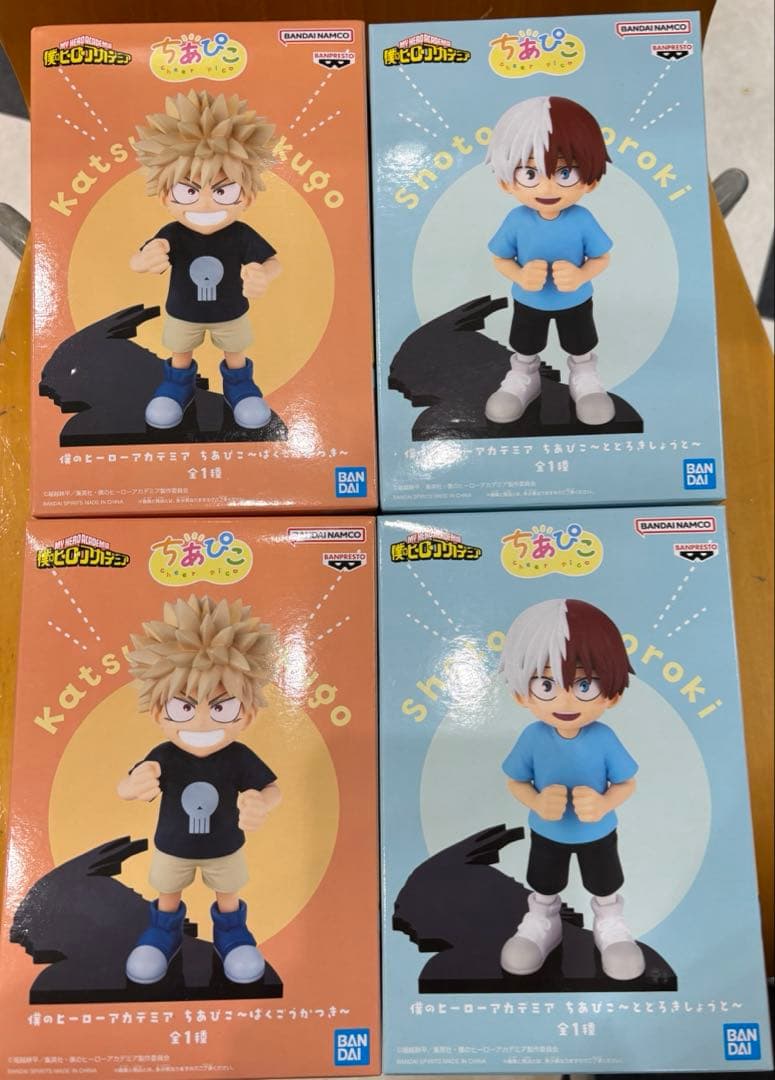 僕のヒーローアカデミア　ヒロアカ　フィギュア　ちあぴこ 轟焦凍　爆豪勝己