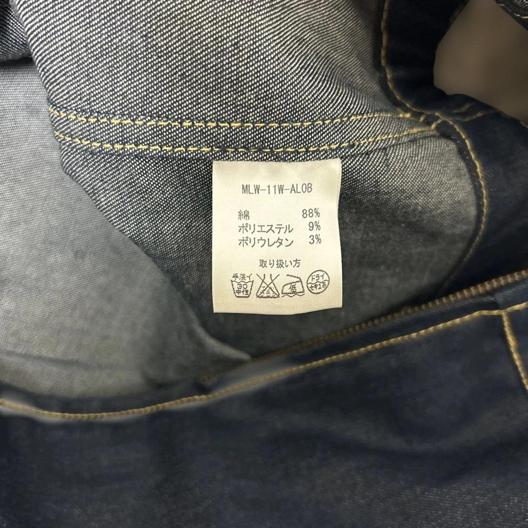 マークアンドロナ デニム半袖ワンピース S 美品 ゴルフ