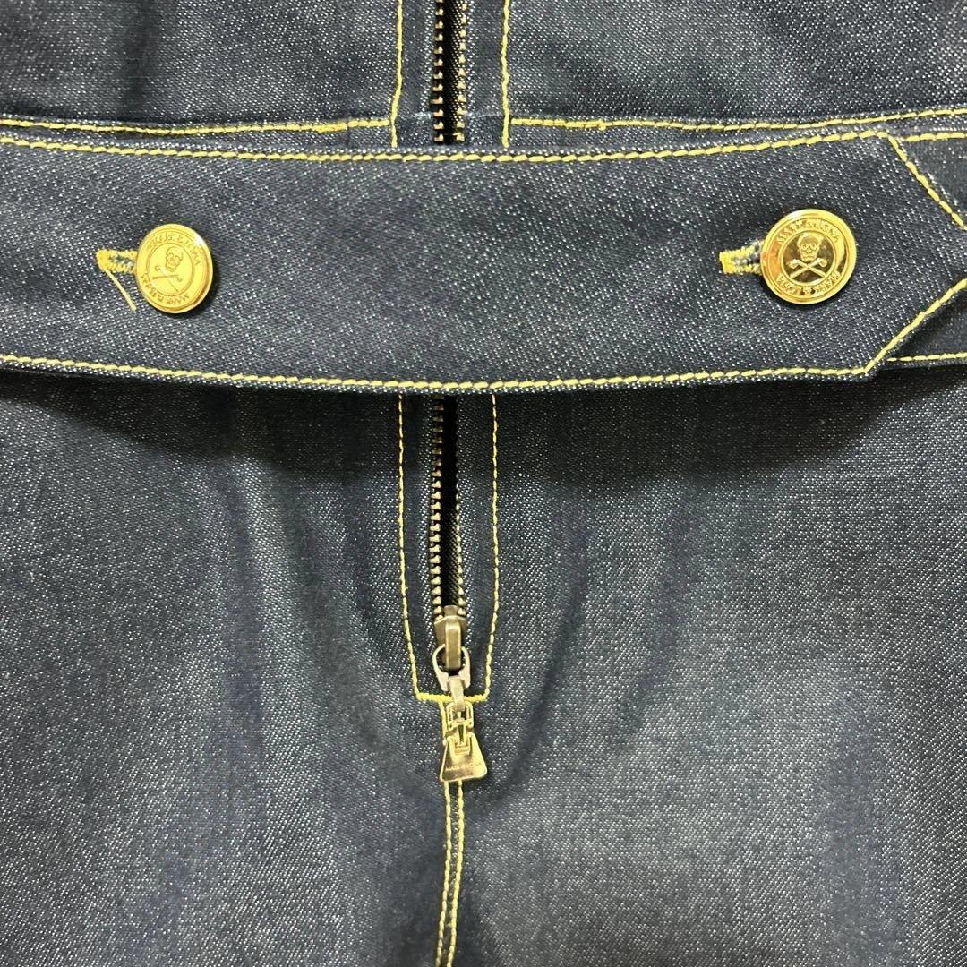 マークアンドロナ デニム半袖ワンピース S 美品 ゴルフ