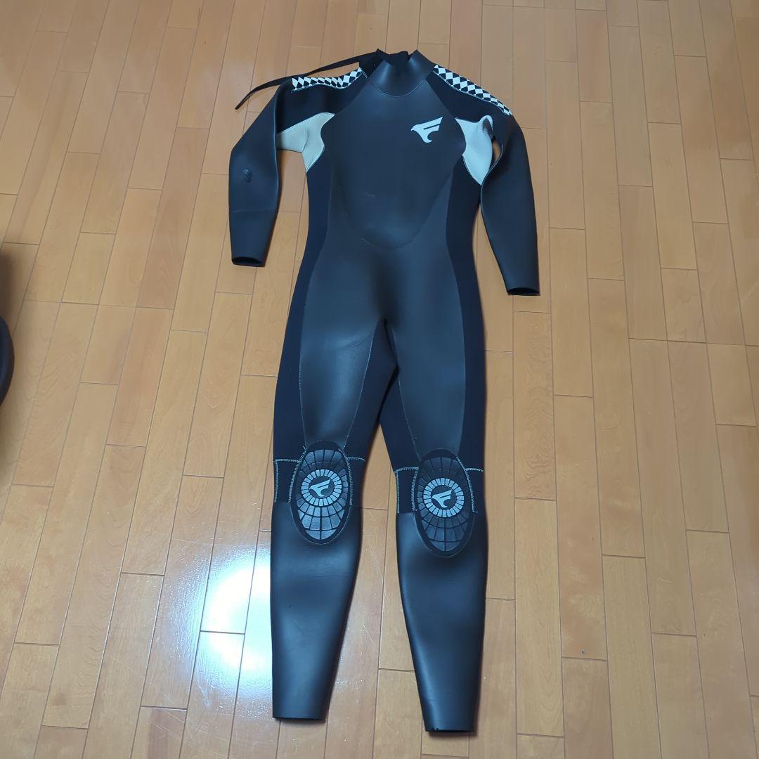 FRQW フルスーツ M ブラック膝パッド付き