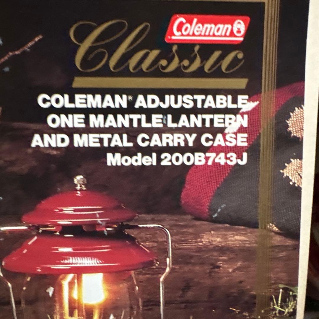Coleman 200B743J レッドランタン