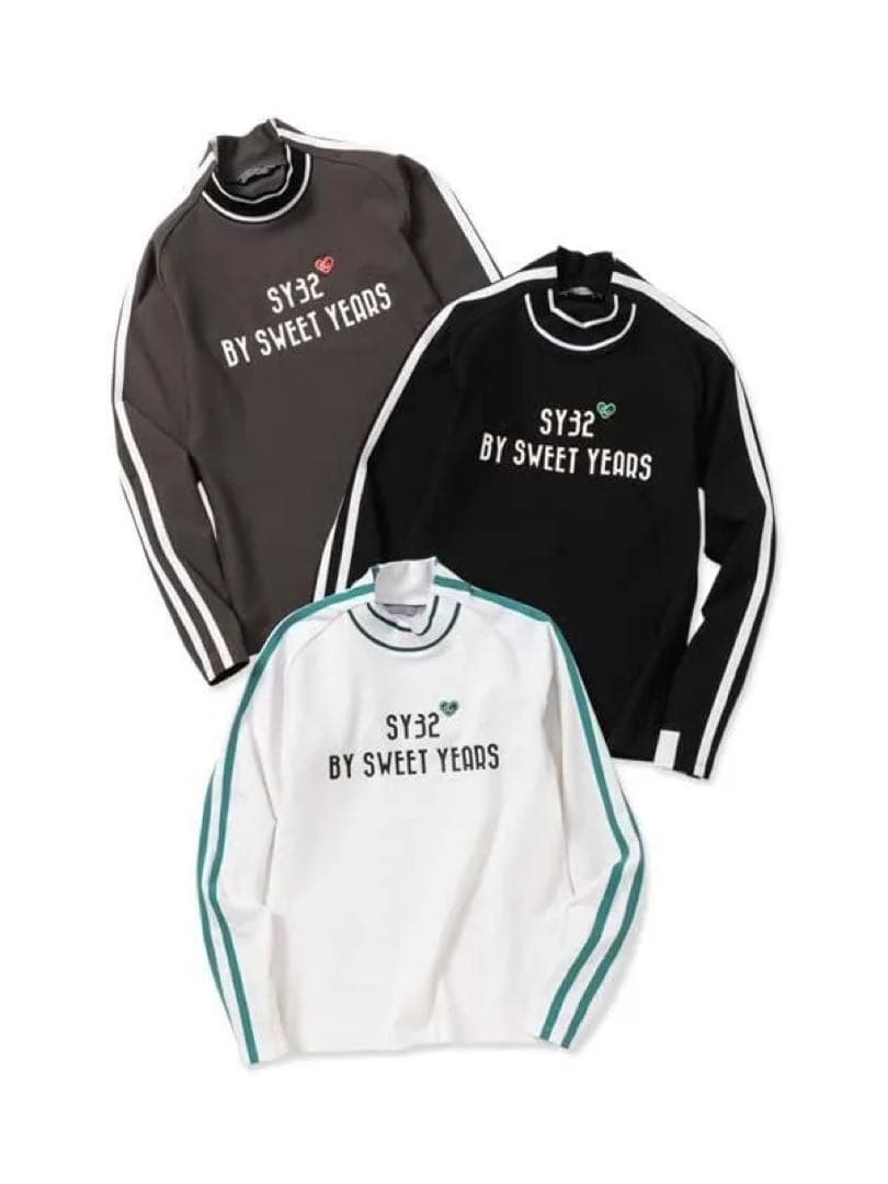 BLOCK JQ TRICOT L/S MOCK Lサイズ ブラック