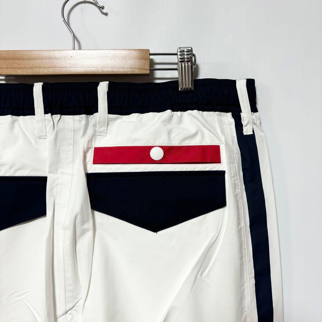 新品 ラッセルノ ゴルフ 2way レインパンツ ホワイト 防水 撥水 XL 6