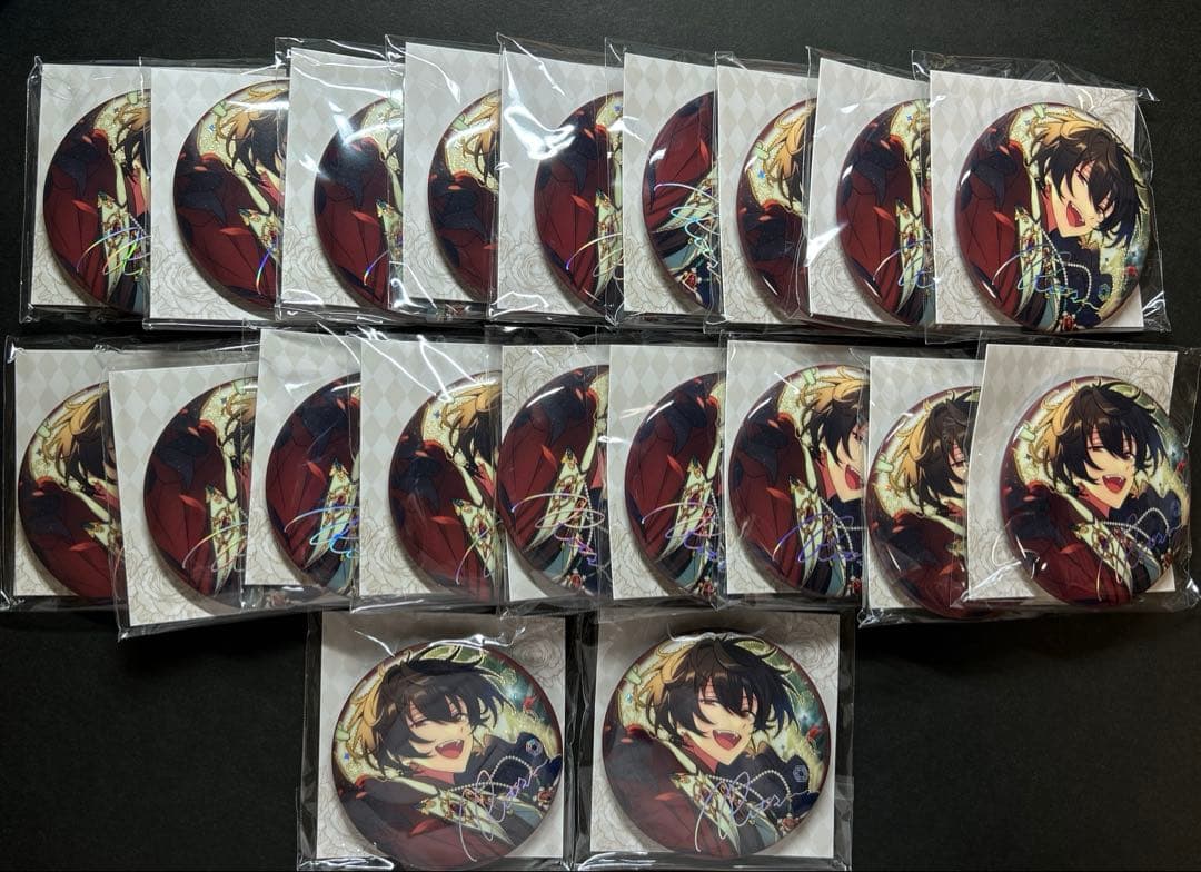 朔間凛月 盛放缶バッジ 20点