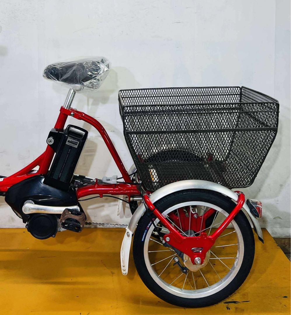 送料無料条件付き YAMAHA PAS 電動アシスト自転車三輪車(18/16型)