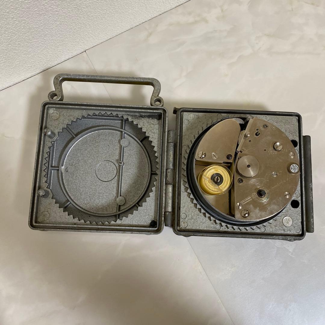 JUNIOR 鳩レース用 ピジョンタイマー/ゼンマイ式 置時計/アンティーク