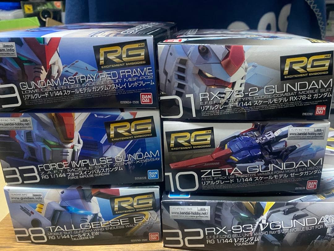 RG ガンプラ　6点　まとめ売り