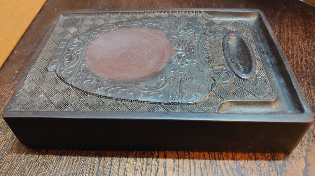 【中国文房具】書道具『端渓硯 大雅樓珍玩』