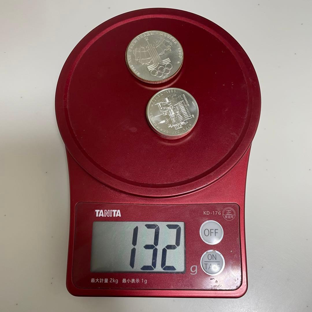 1980年 モスクワオリンピック 記念銀貨 貨幣 6枚セット 銀貨