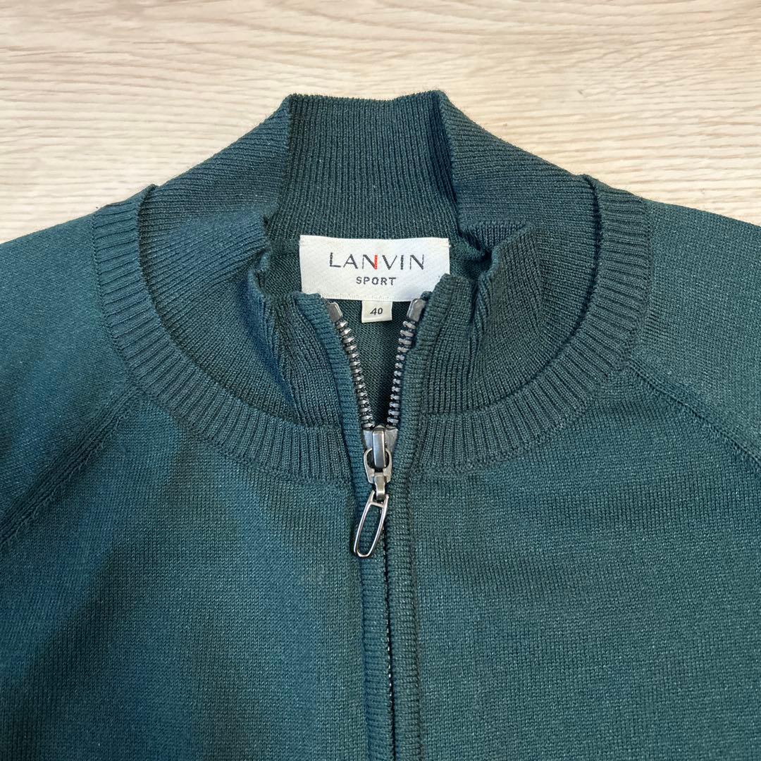 ランバンスポール　ジップアップ　ニット