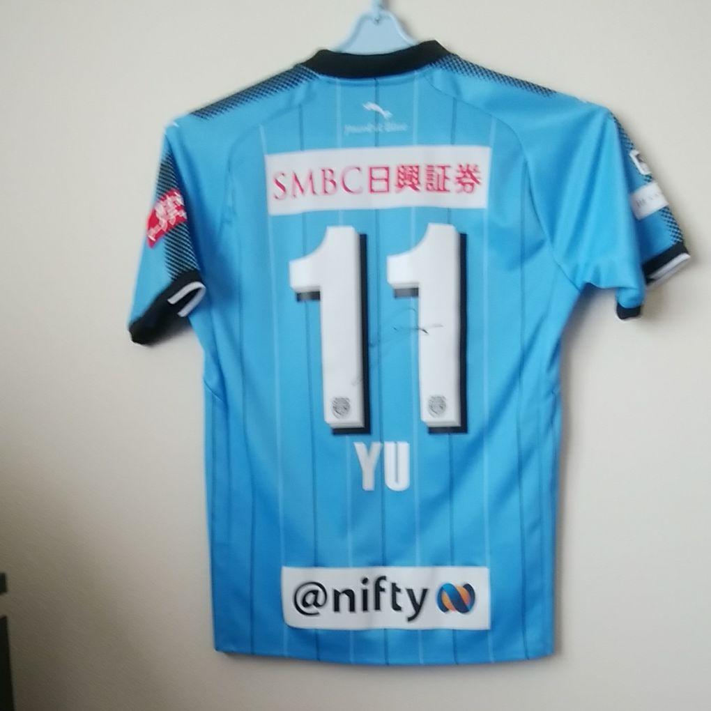 【超貴重】サイン入2017川崎フロンターレユニフォーム初優勝　L　小林悠