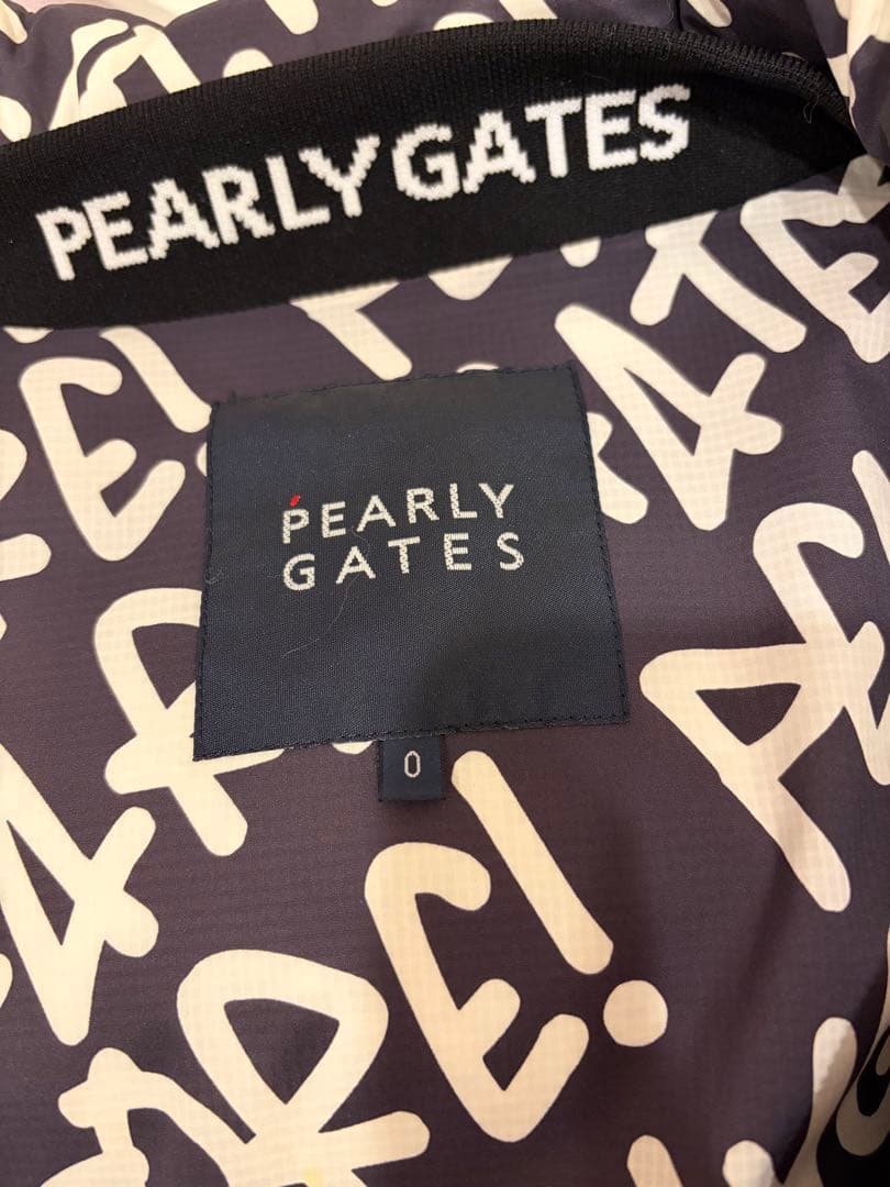 ❣️美品❣️【PEARLY GATES】ダウン ネイビー/ホワイト