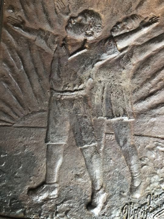 ★超希少/全国ラジオ体操の會参加記念/鉄製プレート/放送協会/ラジオ/昭和7年