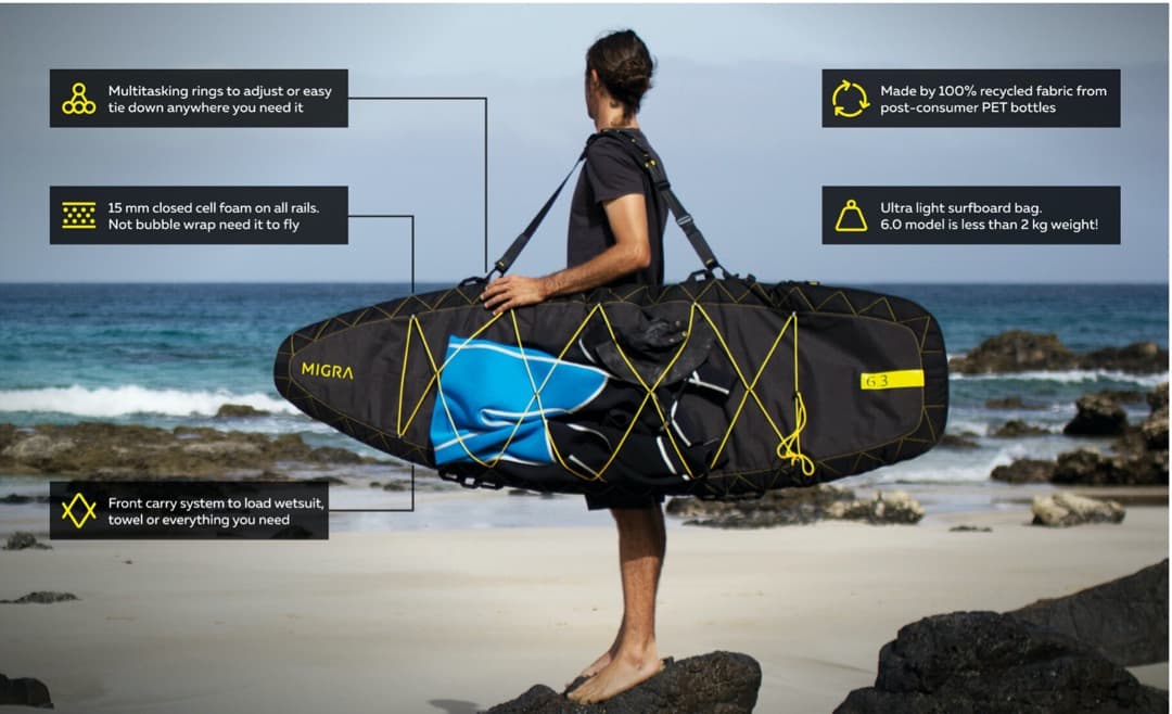 MIGRA 6.3 surfboard bag ミグラ サーフボード バッグ