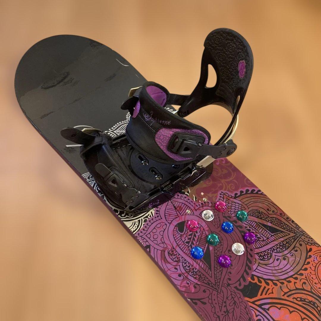 HEADレディース バイン付 スノーボード 138cm ソールカバー付き