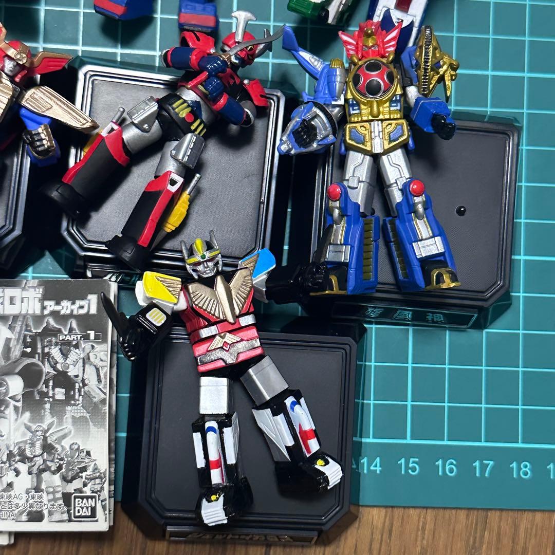 スーパー戦隊ロボ・アーカイブ：超造形魂　フィギュア　7点
