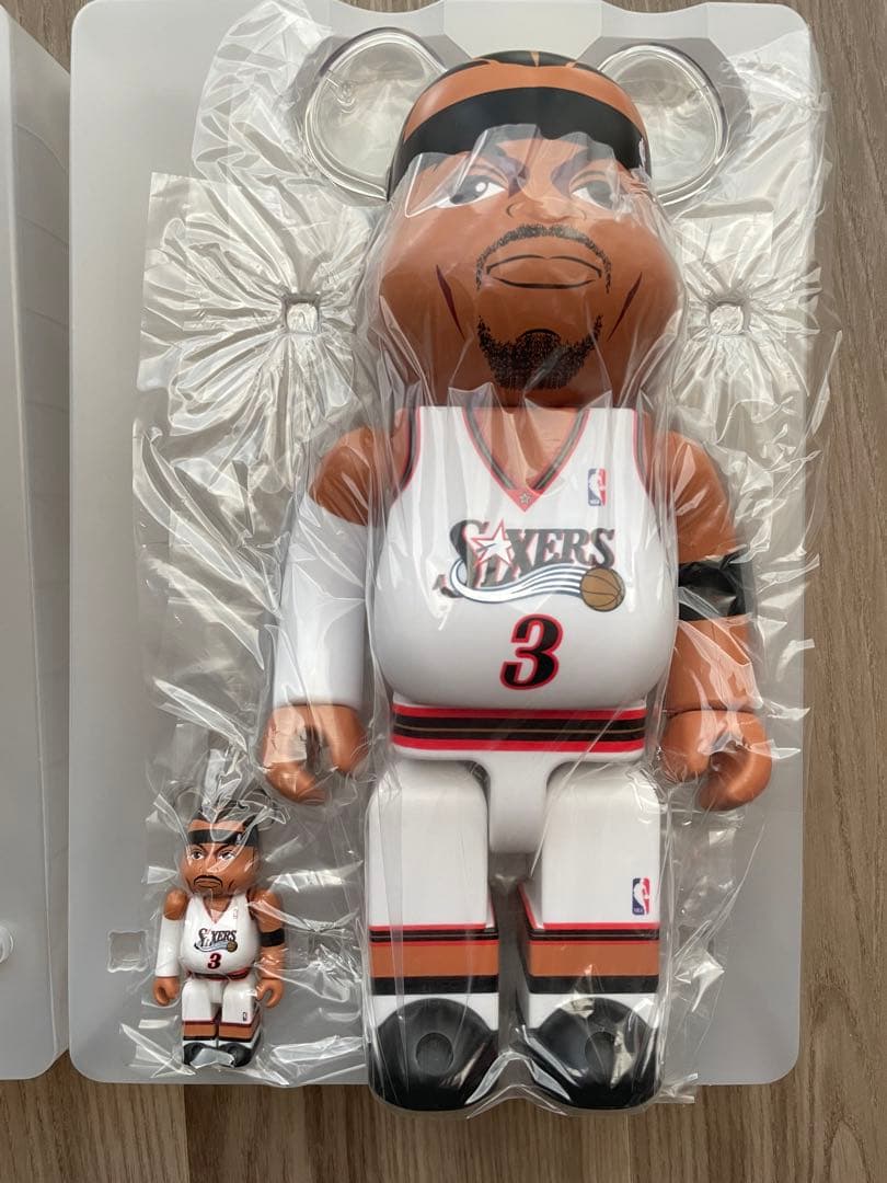 BE@RBRICK アレン・アイバーソン 100% & 400% 開封済み
