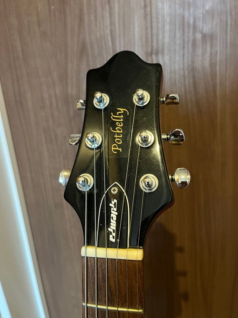 edwards Potbelly エレキギター ブルー