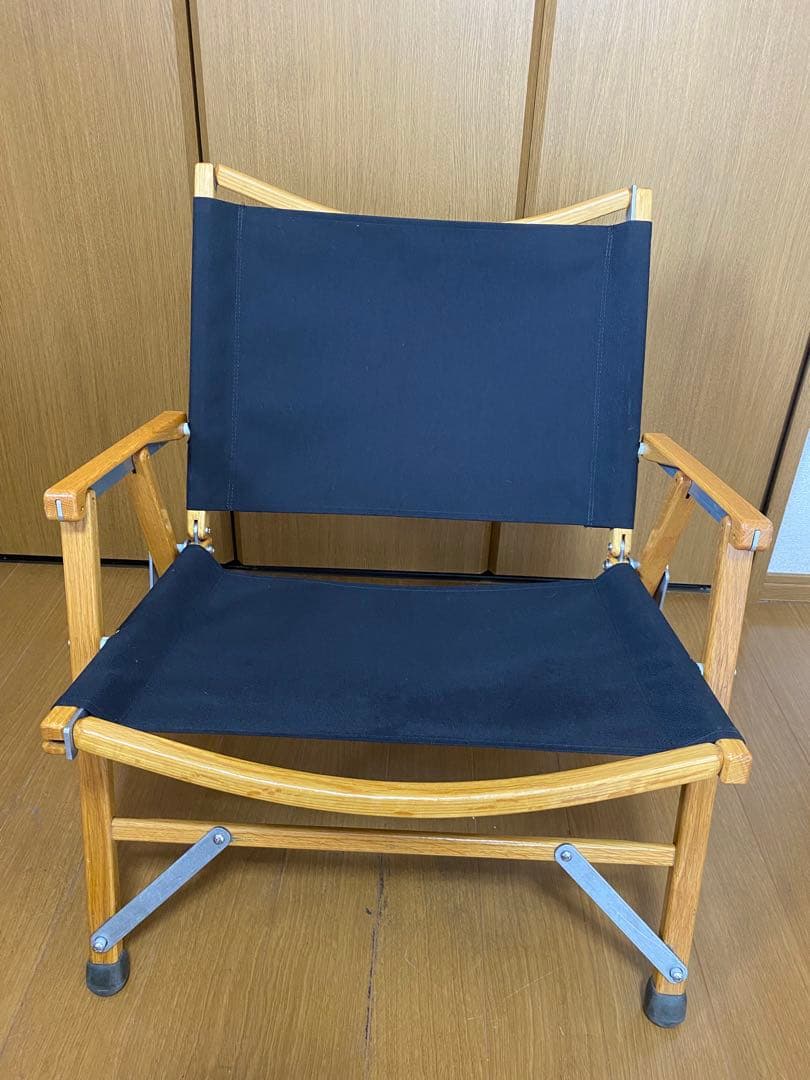 美品★良品★カーミットチェア★ブラック黒キャンプ