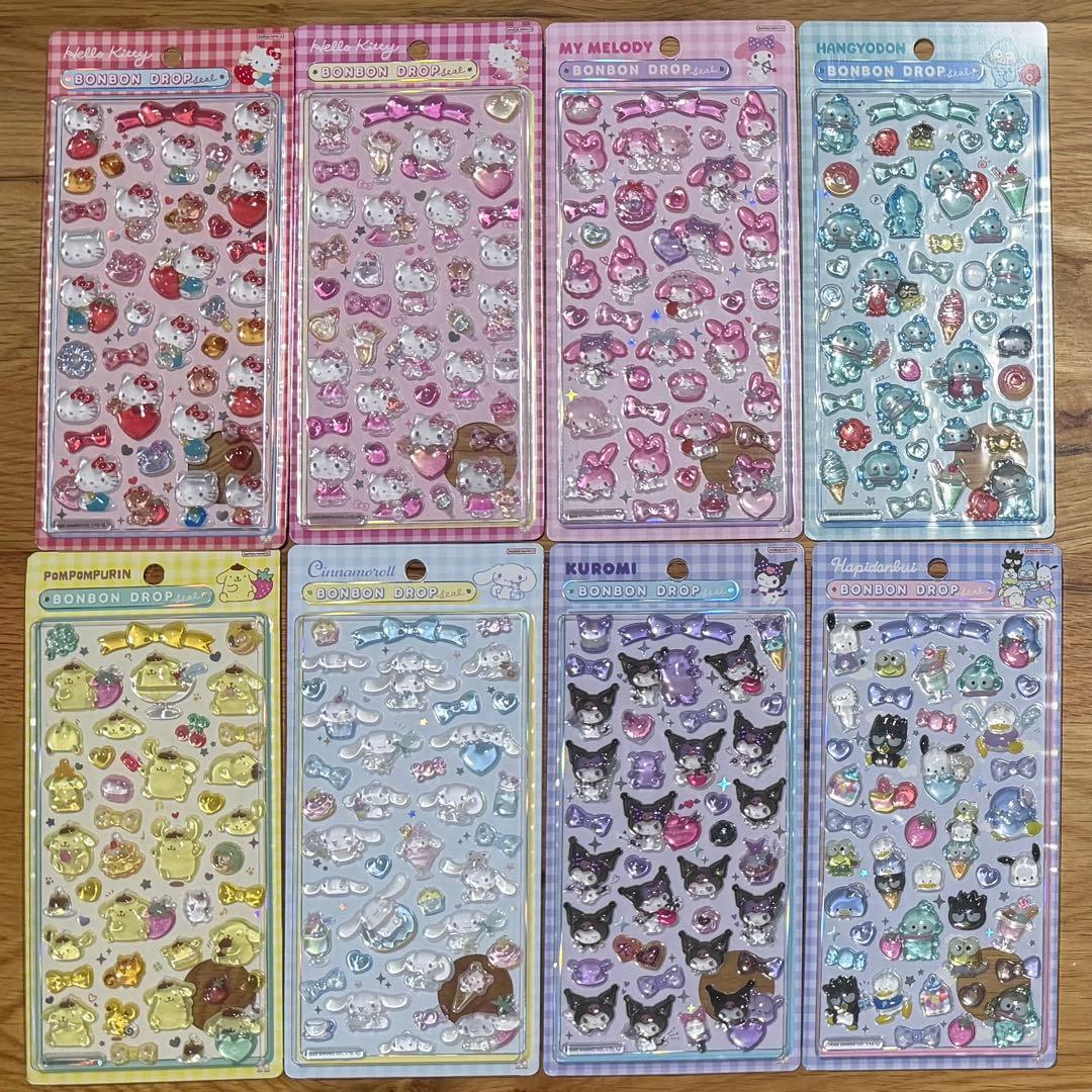 サンリオ　ボンボンドロップシール