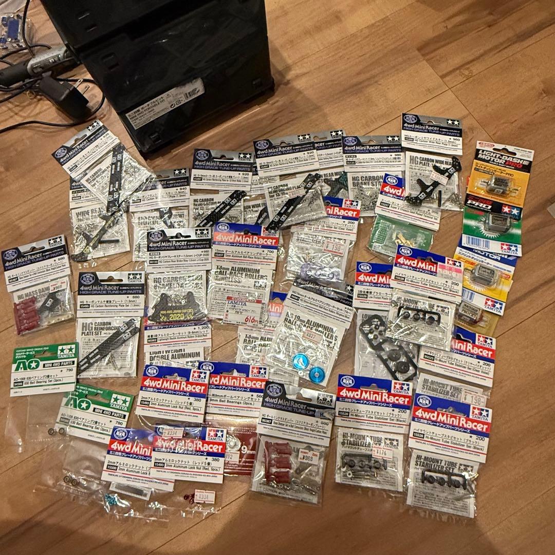 ミニ四駆引退　大量パーツ・工具セット
