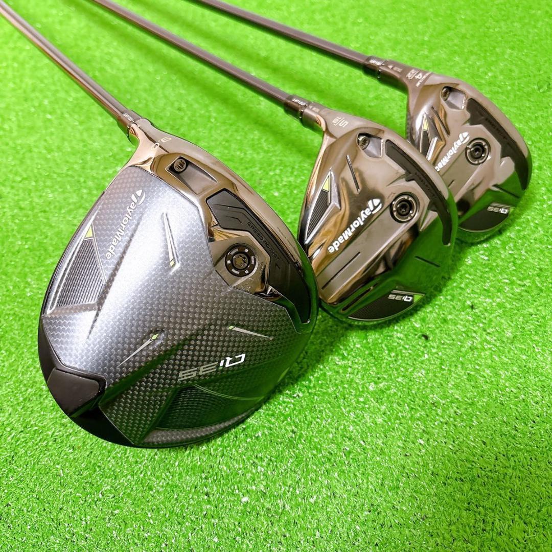 レフティ　TaylorMade テーラーメイド　QI35 メンズ　3本セット