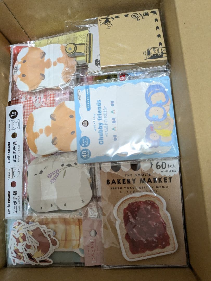 メモ帳　シール大量ぼっくすB　８０サイズ