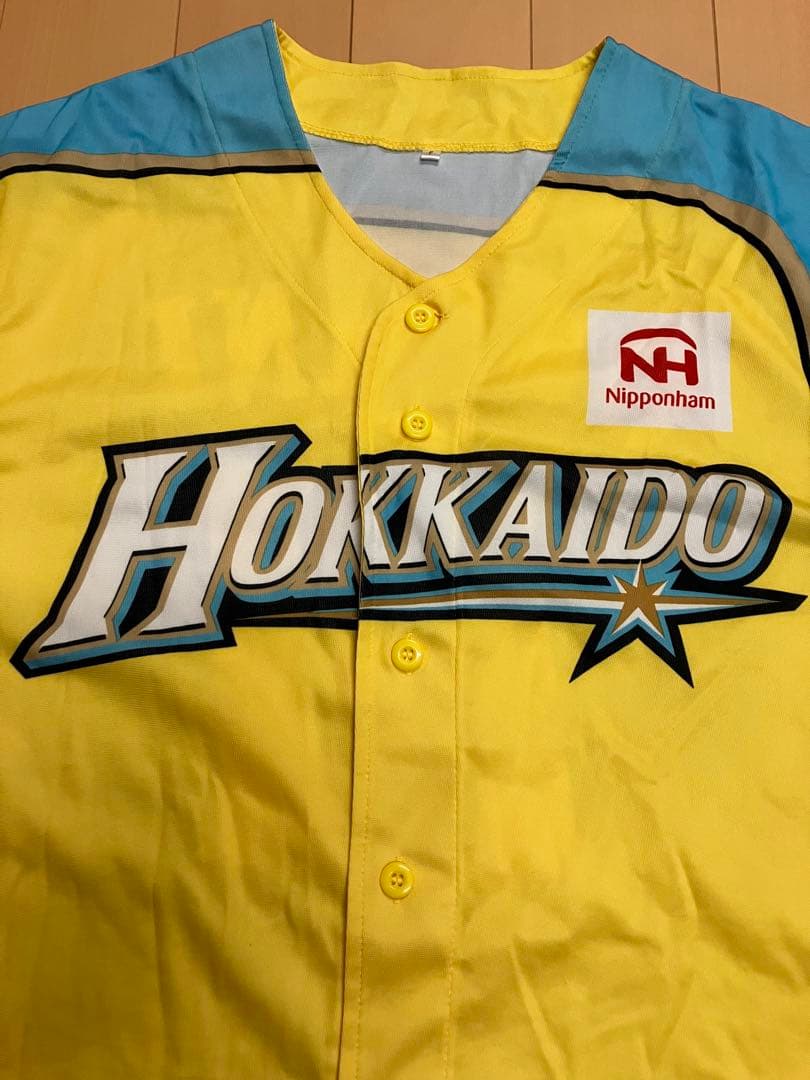 大谷翔平　ユニフォーム　北海道日本ハムファイターズ　レプリカ　イエロー　プリント