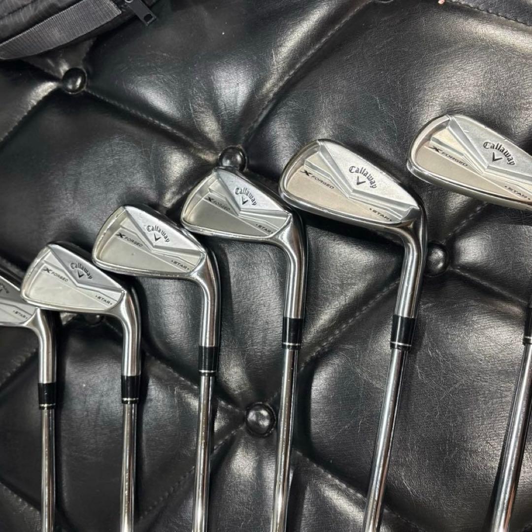 [人気モデル]キャロウェイ X フォージド スターアイアン2024年モデル6本組