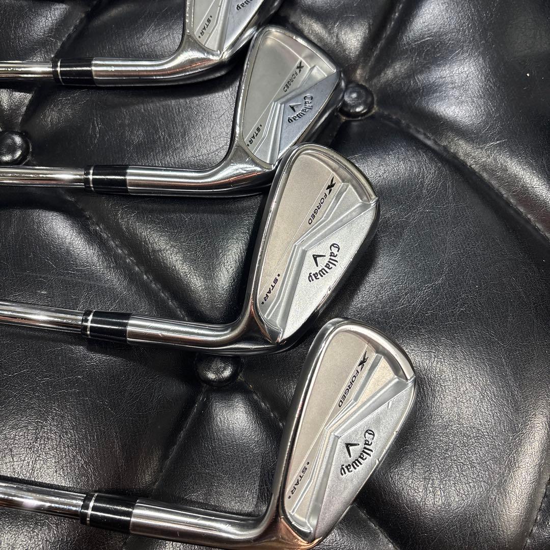 [人気モデル]キャロウェイ X フォージド スターアイアン2024年モデル6本組