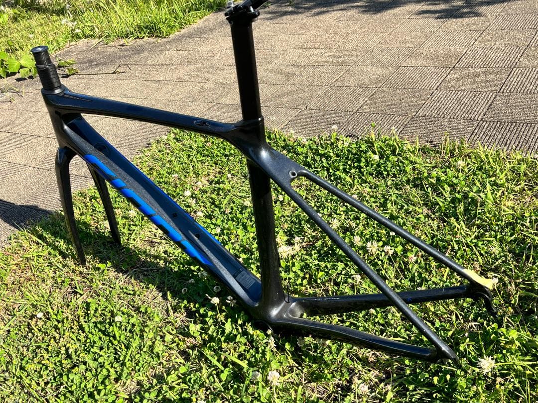 たこちゃんGIANT TCR カーボンフレーム ブラック/ブルー