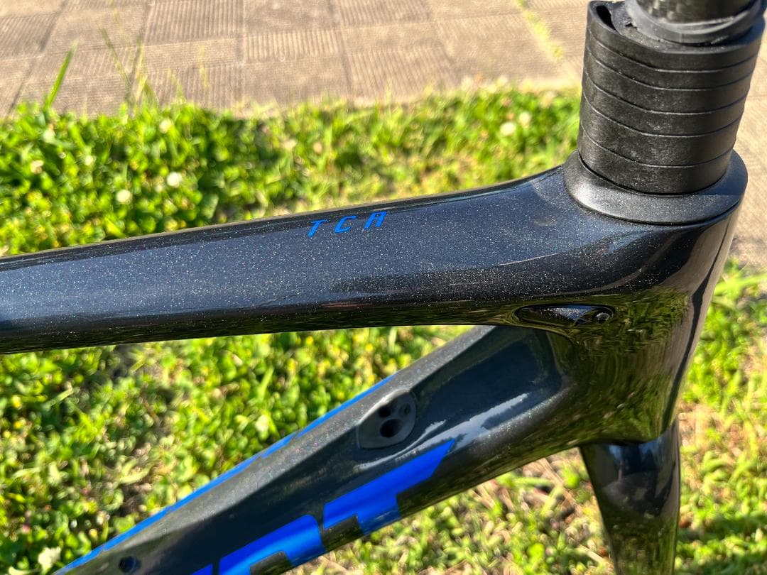 たこちゃんGIANT TCR カーボンフレーム ブラック/ブルー