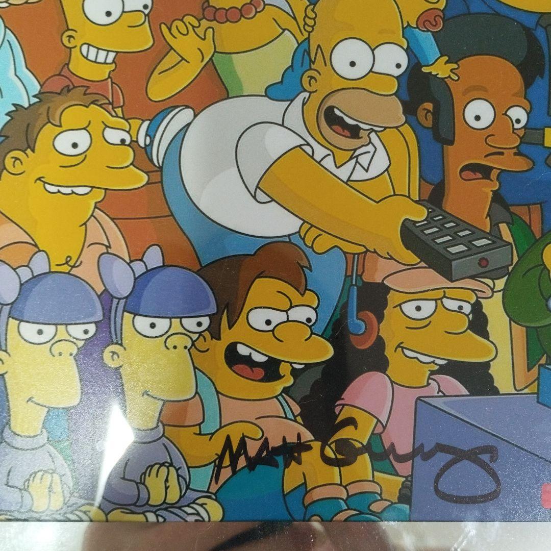 ザ・シンプソンズ原作者マット・グレイニング直筆サイン　鑑定書つき