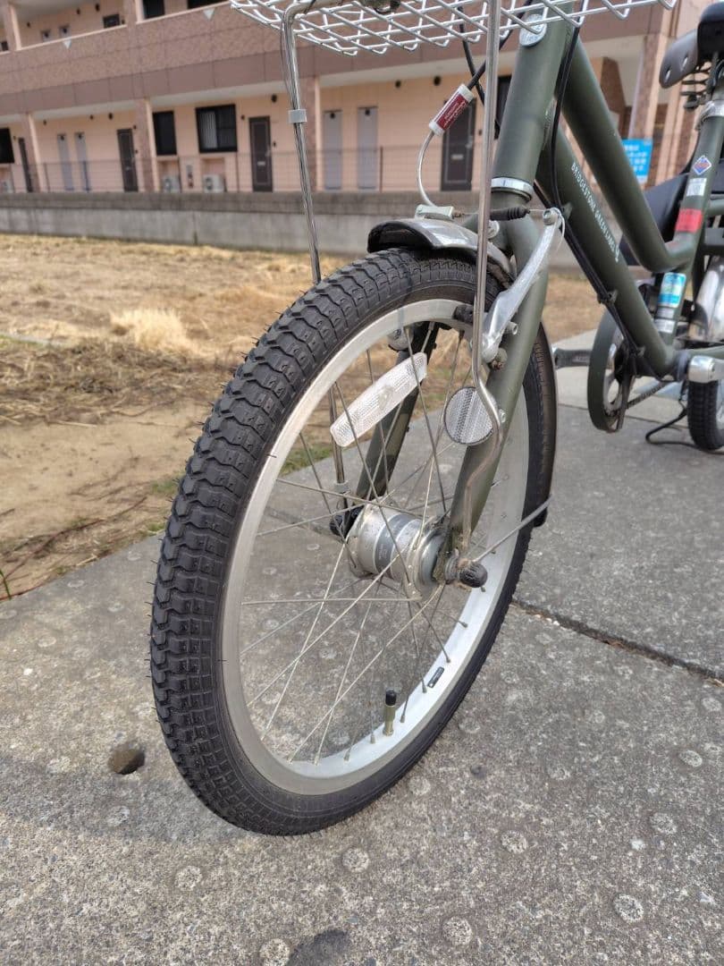 姫路市手渡し限定　子供乗せ自転車　ブリジストン　トートボックススモール