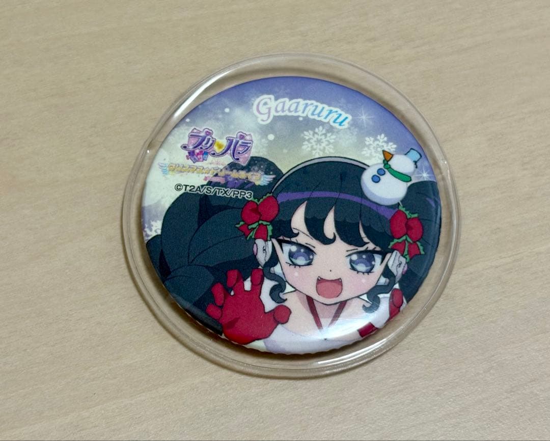 プリパラ クリスマスドリームライブ2016 缶バッジ　ガァルル
