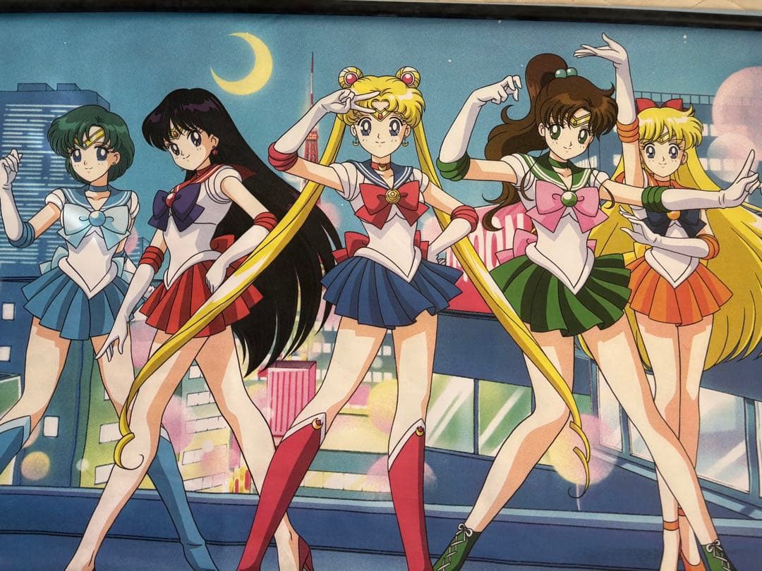 セーラームーン ビッグ　タペストリー　当時　アニメ　新品