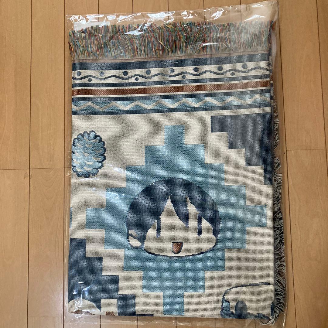 ゆるキャン△10周年展 「こうするとぬくいですぞ」ブランケット